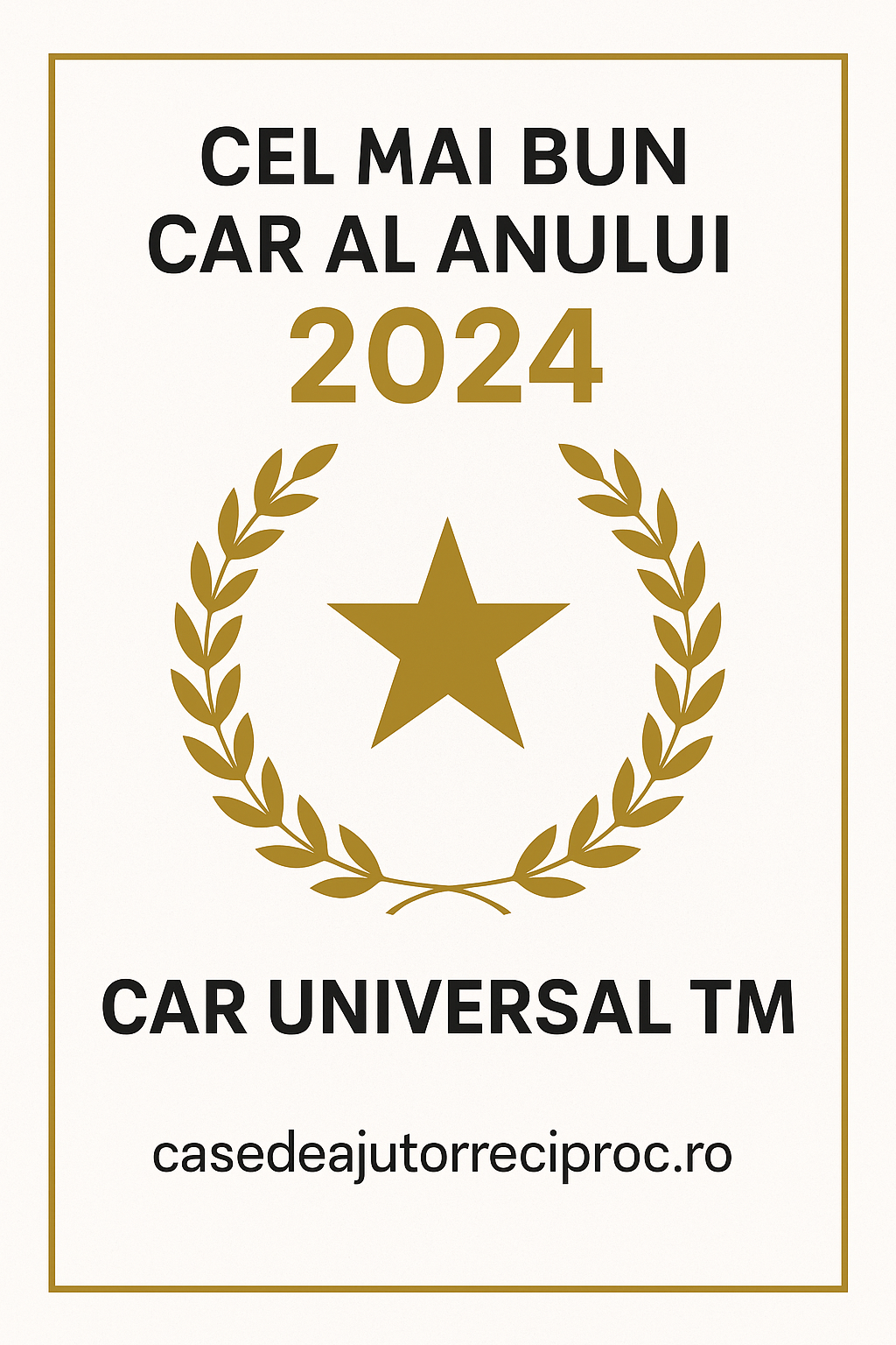 poza pentru Câștigătorul Premiului „Cel mai Bun CAR al Anului 2024”!